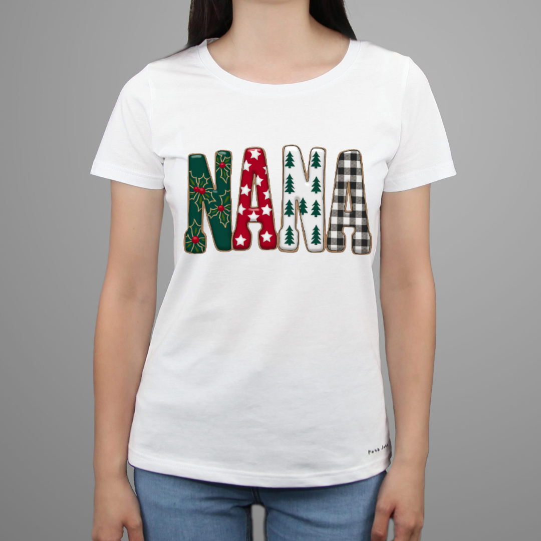 Christmas Mama Bundle | Patchwork Holiday PNG Designs | Digital Download