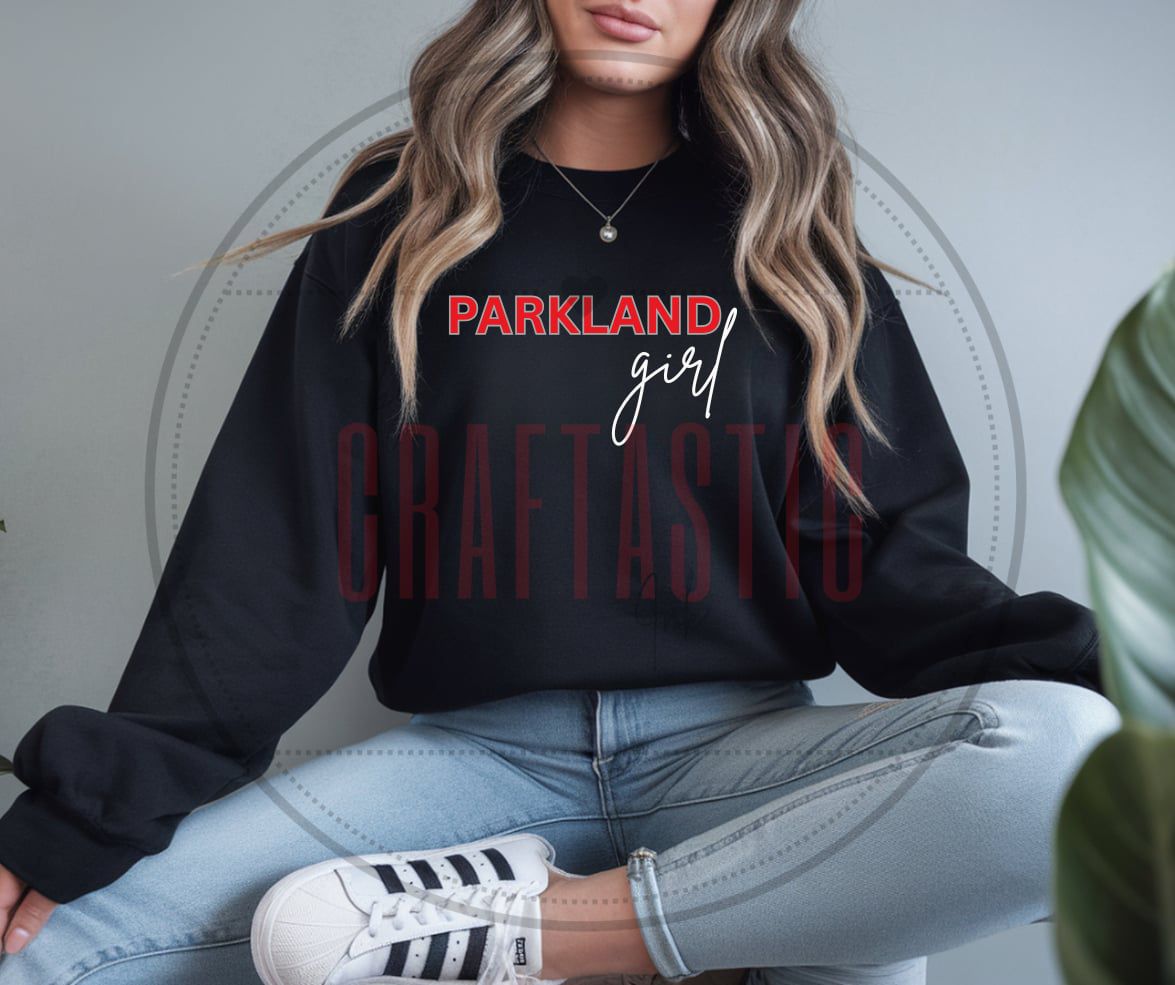 Custom “Your School Name” Girl Crewneck Sweatshirt
