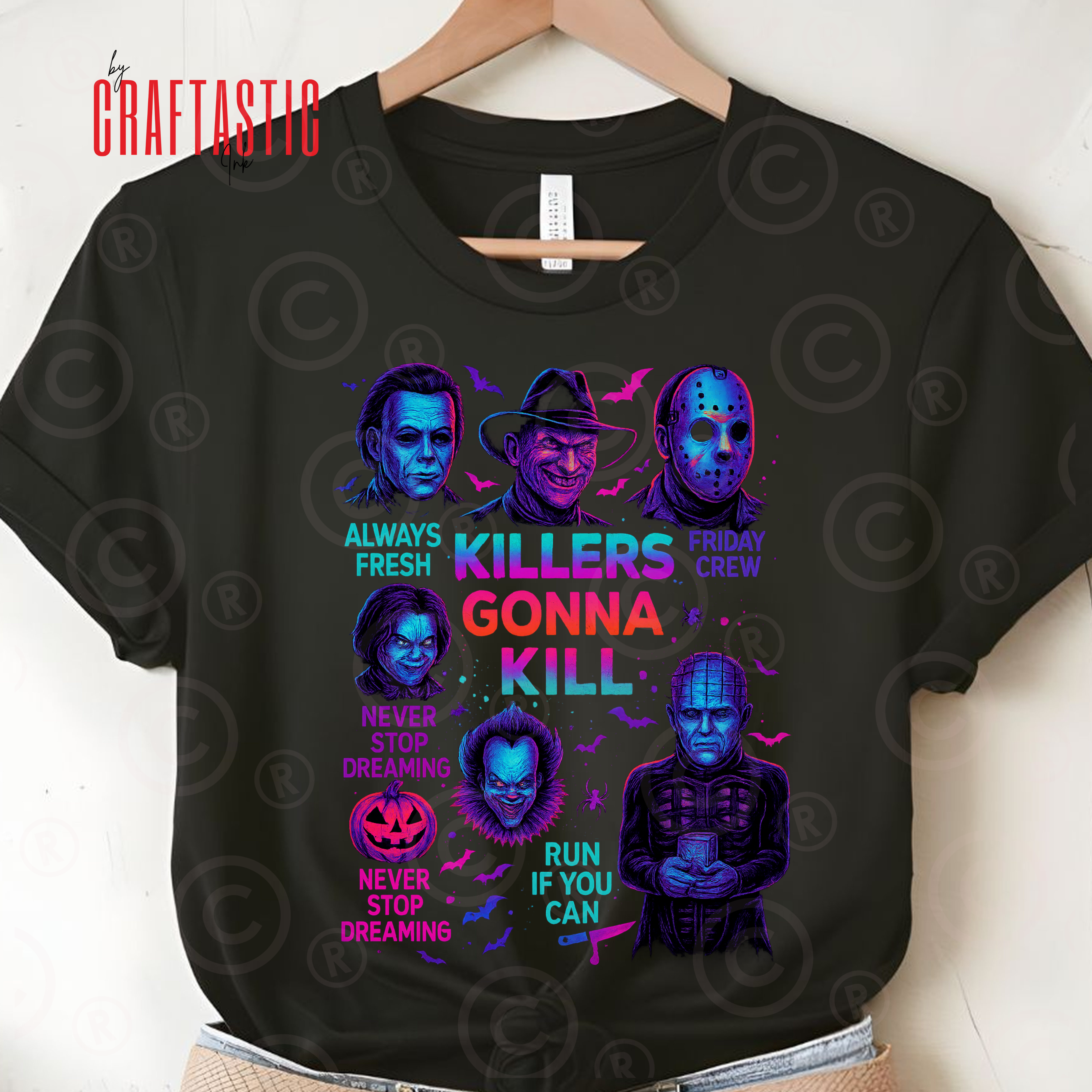 Killers Gonna Kill Horror Villains Shirt