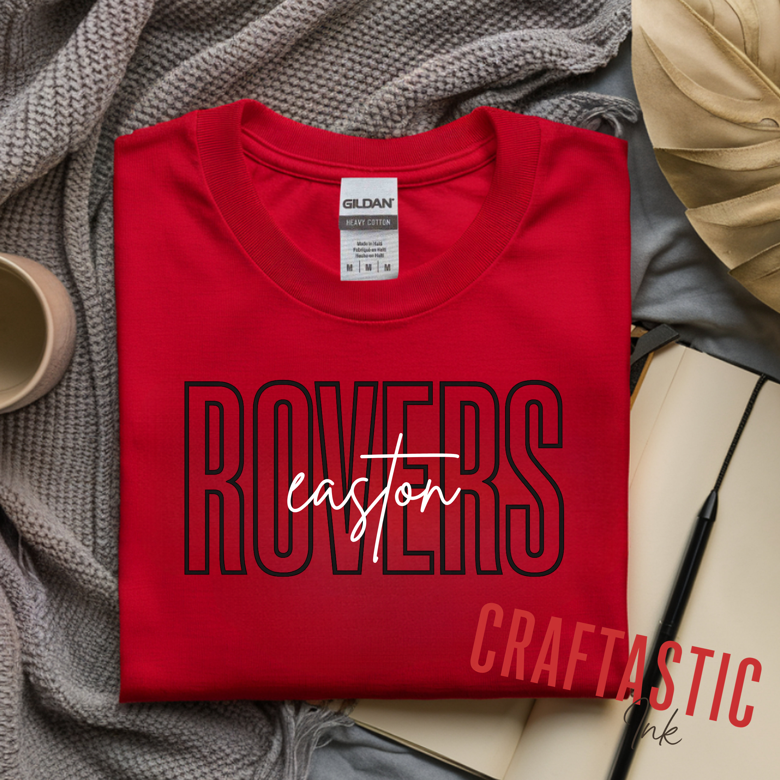 Custom Team Spirit Shirt – School Mascot Game Day Tee | Cougars, Panthers, Rovers & More-Adult Tshirt