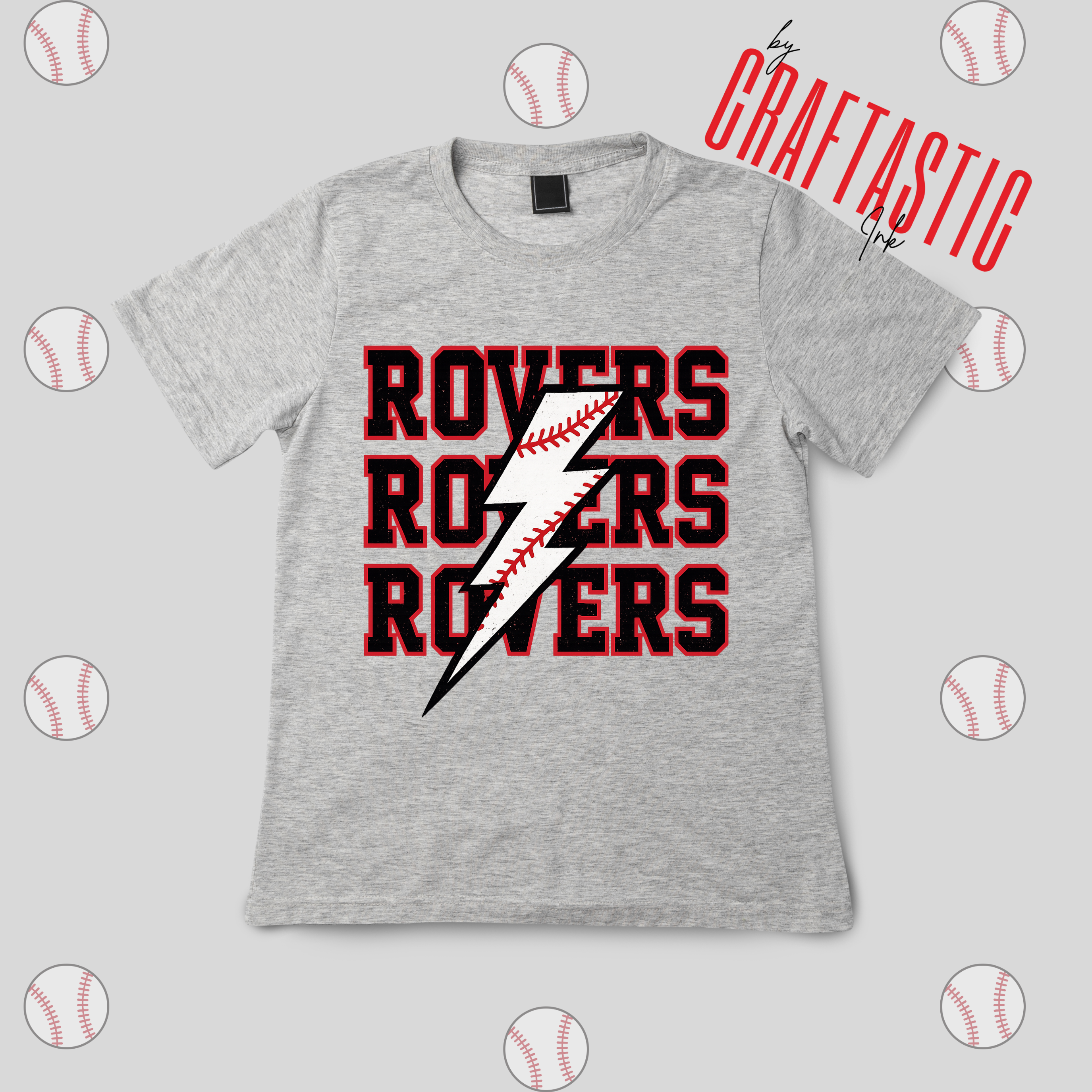 Custom Baseball Team Shirts – Rovers & Panthers | School Spirit Wear | Personalized Fan Gear