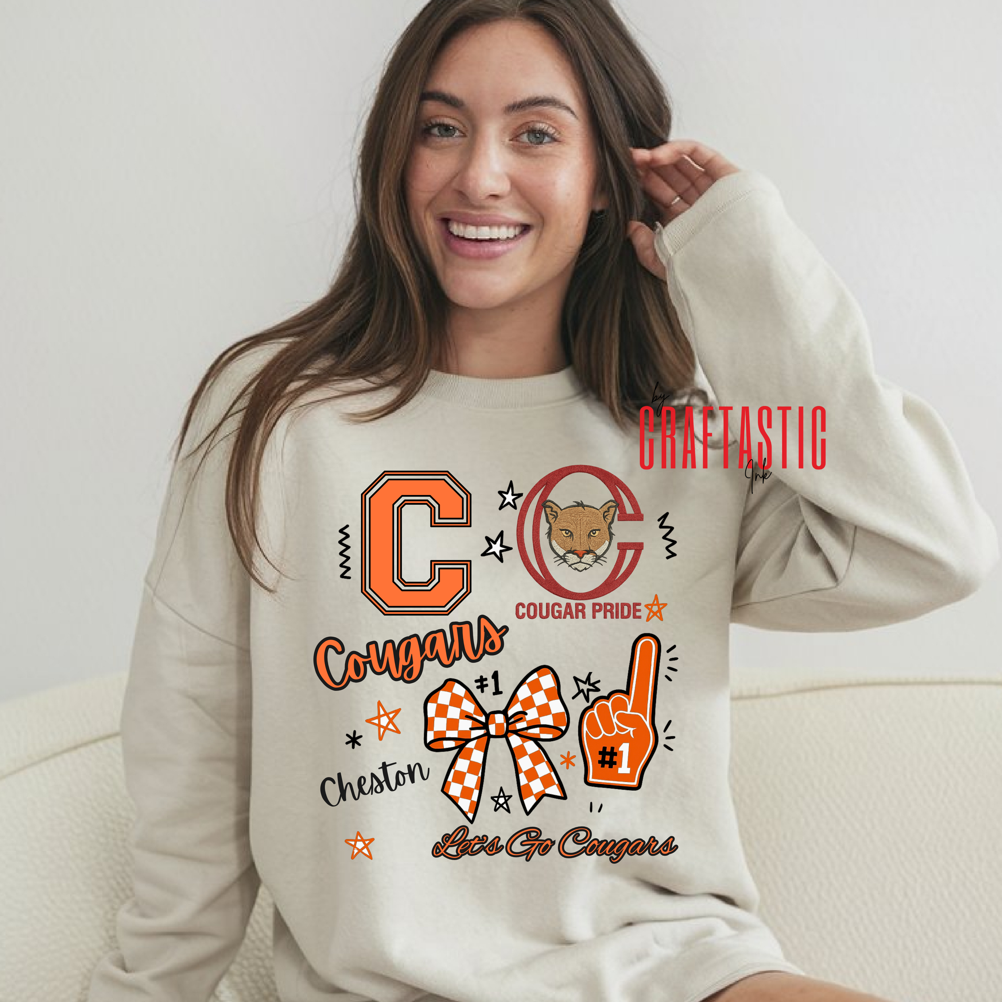 Custom School Spirit Shirts | Cheer, Football & Game Day Apparel | Youth & Adult| Custom Sweatshirt