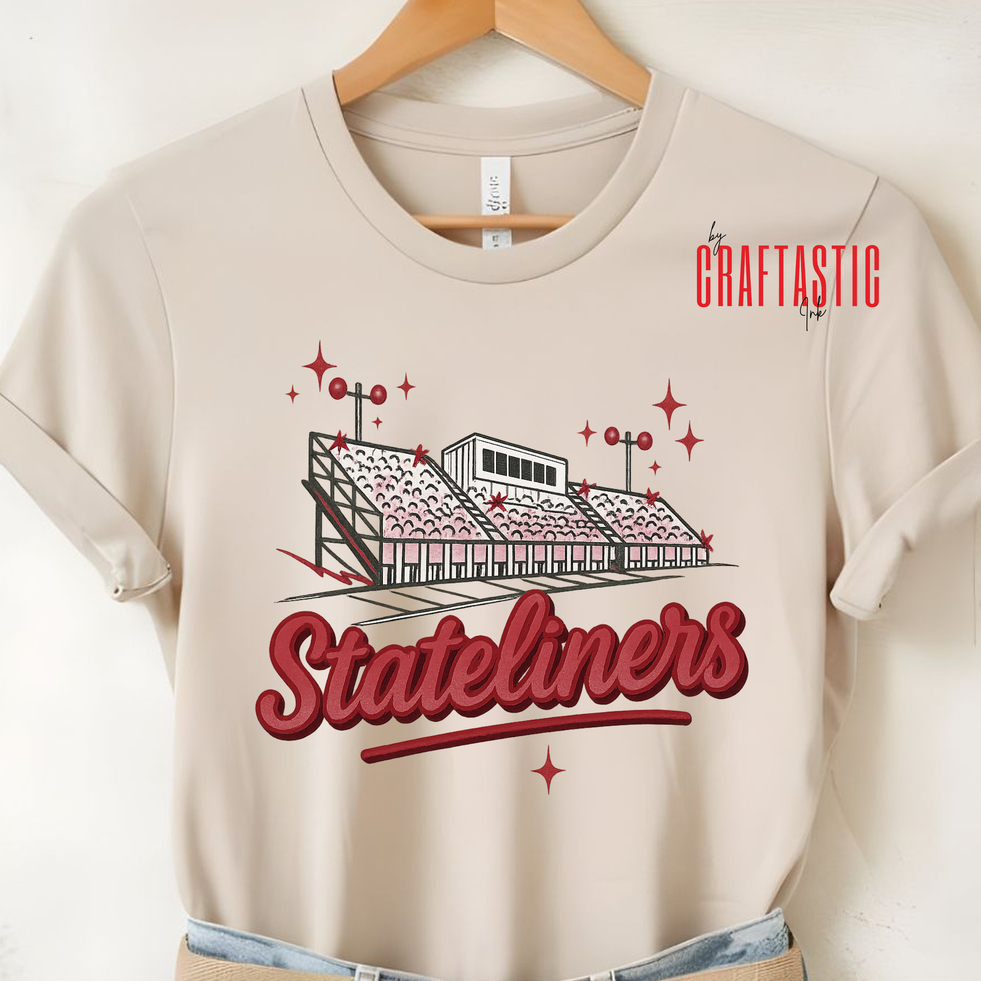 Custom Stadium School Spirit Shirts | Rovers, Stateliners & Panthers Game Day Apparel Custom T-Shirt