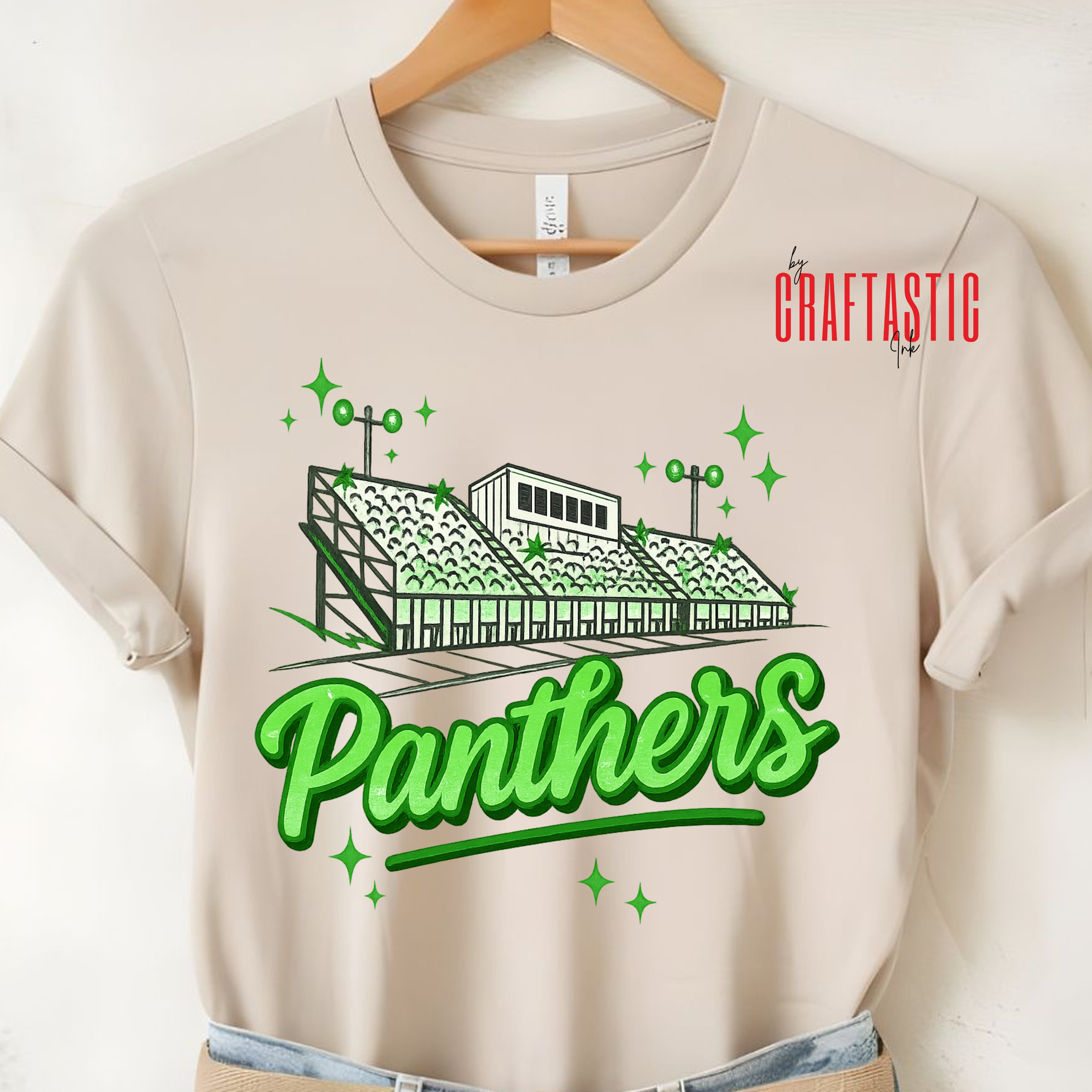 Custom Stadium School Spirit Shirts | Rovers, Stateliners & Panthers Game Day Apparel Custom T-Shirt