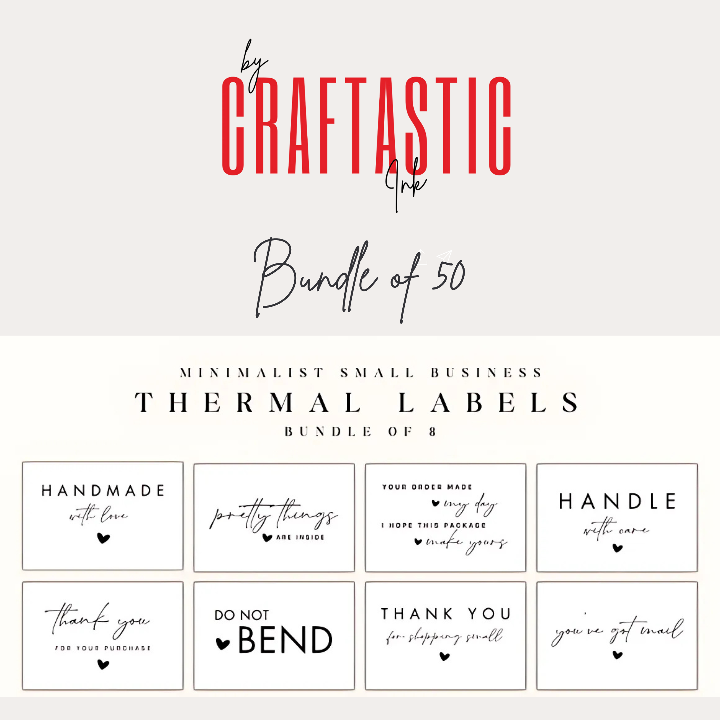 Canva Thermal Labels for Small Business