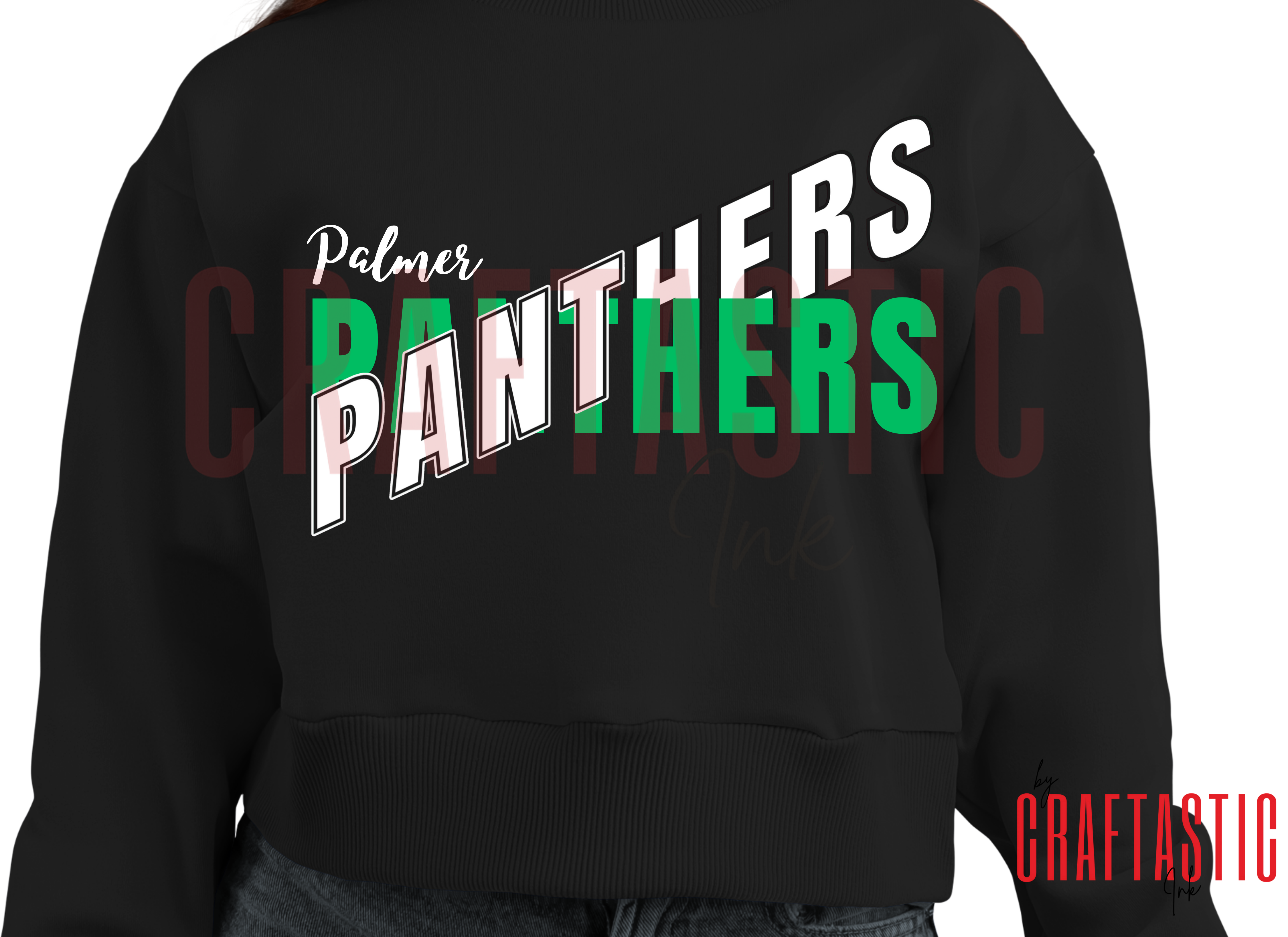 Palmer Panthers black spirit shirt – custom school hoodie and sweatshirt option